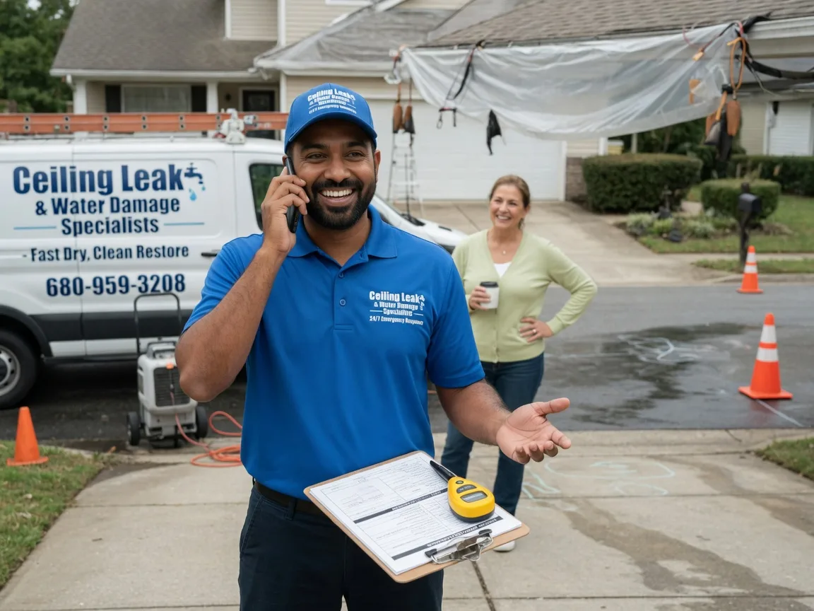 Ceiling Leak Cleanup Vandemere, NC FAQs